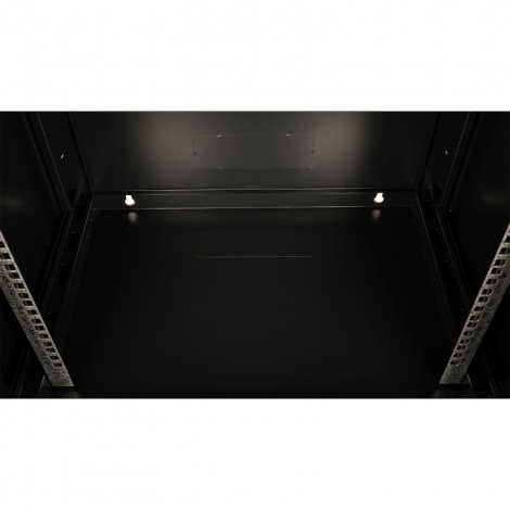 Шкаф 19" телекоммуникационный настенный, 15U  769x600х450 мм, дверь перфорация, черный